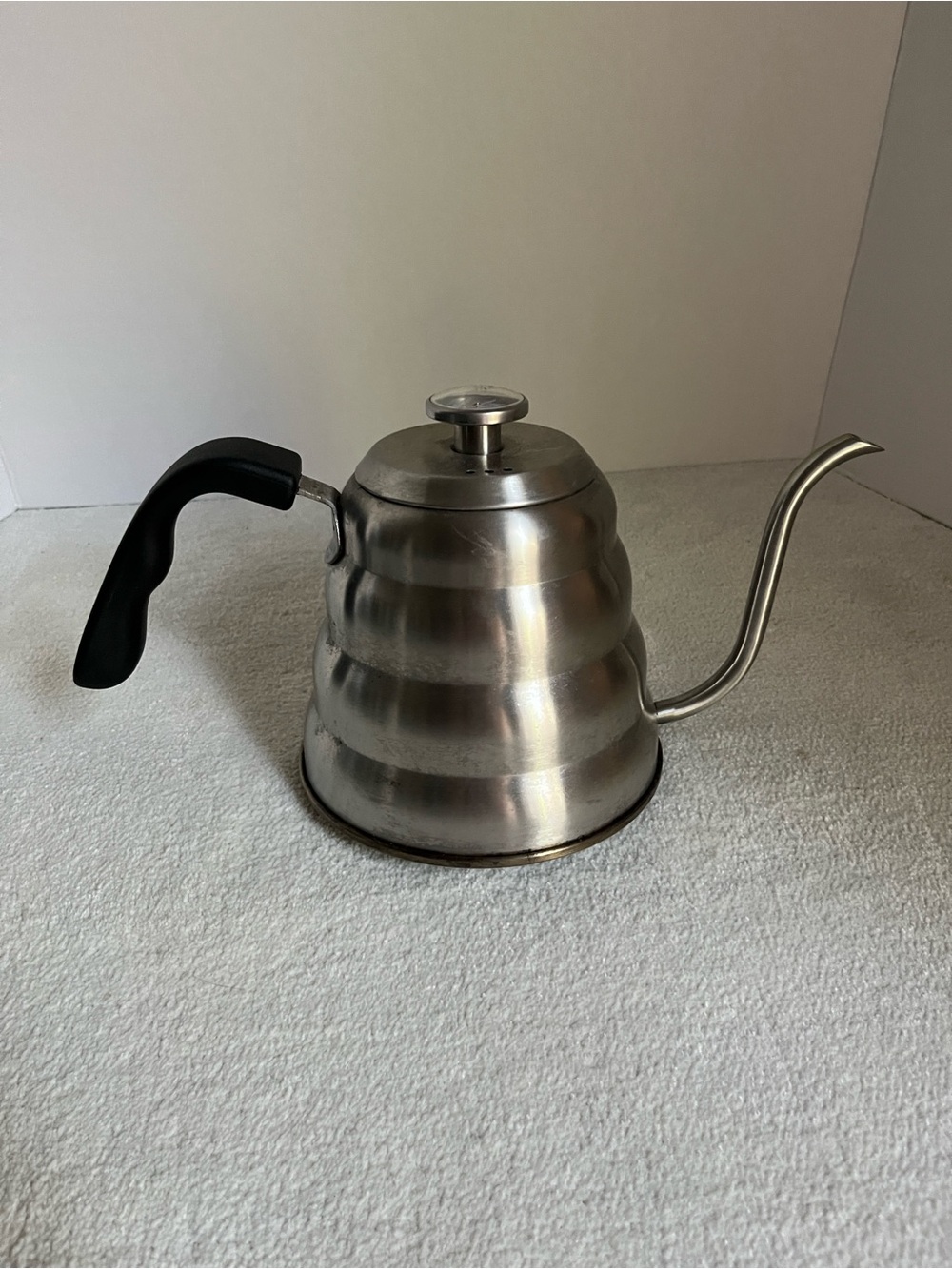 Barista Warrior Pour Over Gooseneck Coffee Kettle with Thermometer